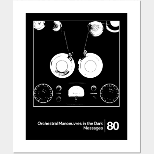 OMD - Messages / Minimal Style Graphic Artwork Design Posters and Art